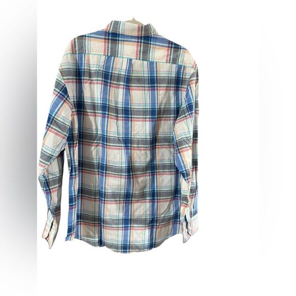 IZOD Saltwater Dockside Chambray Button Down Shirt Large - Picture 10 of 10